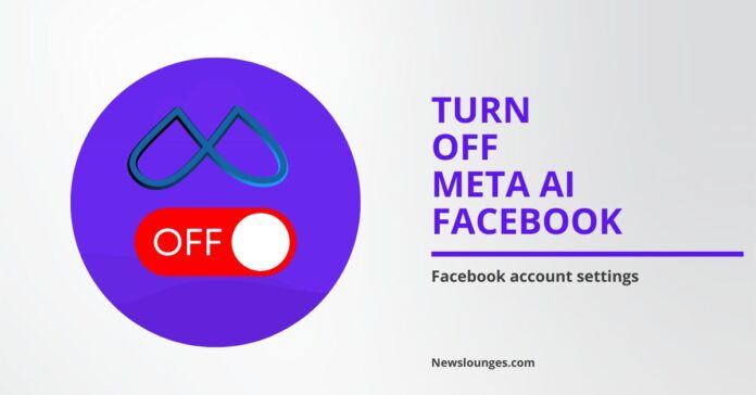 Turn off meta ai facebook