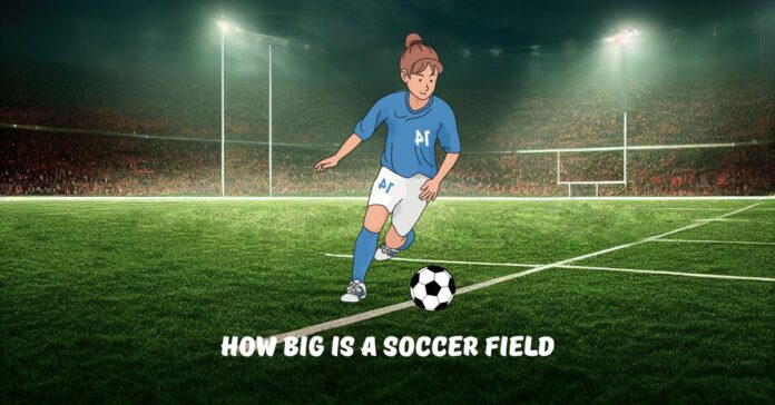 how big is a soccer field